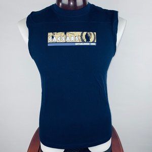 Caesars Las Vegas Nevada Casino Gambling Hotel Mens Blue Muscle T-Shirt M